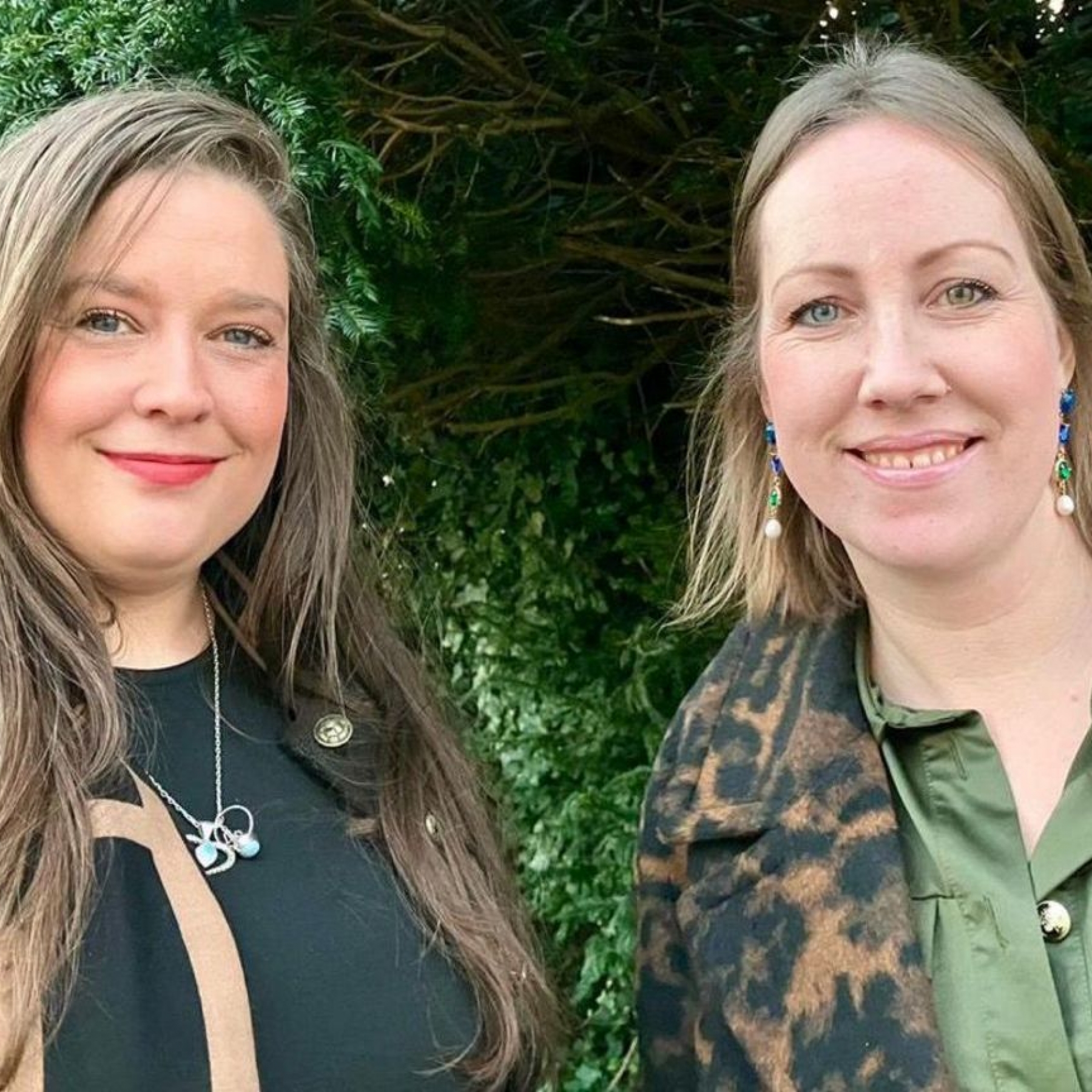 Annie (left) was supported by Gifted Women, founded by Jenny Adjene (right)