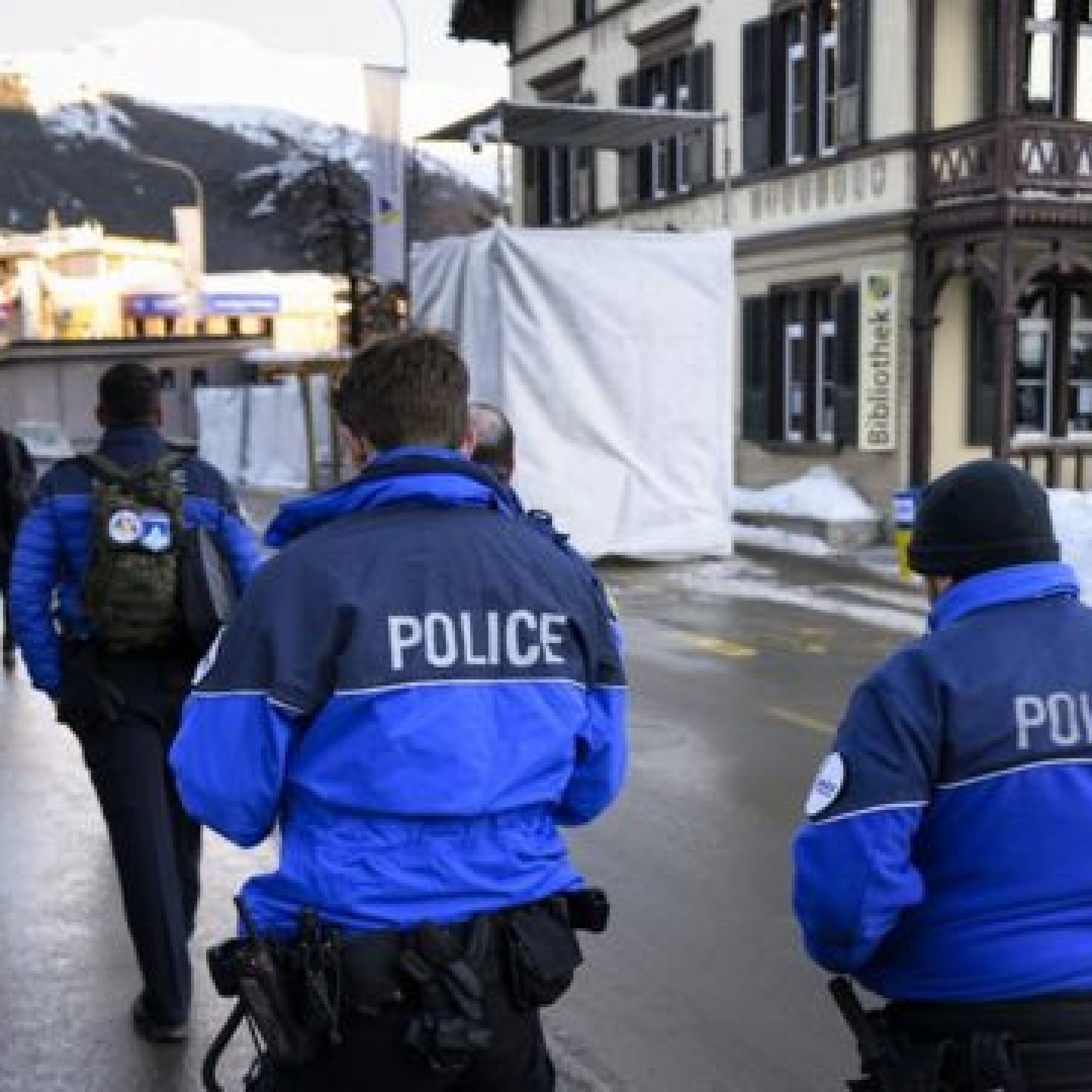 Security is always tight at the Davos gathering