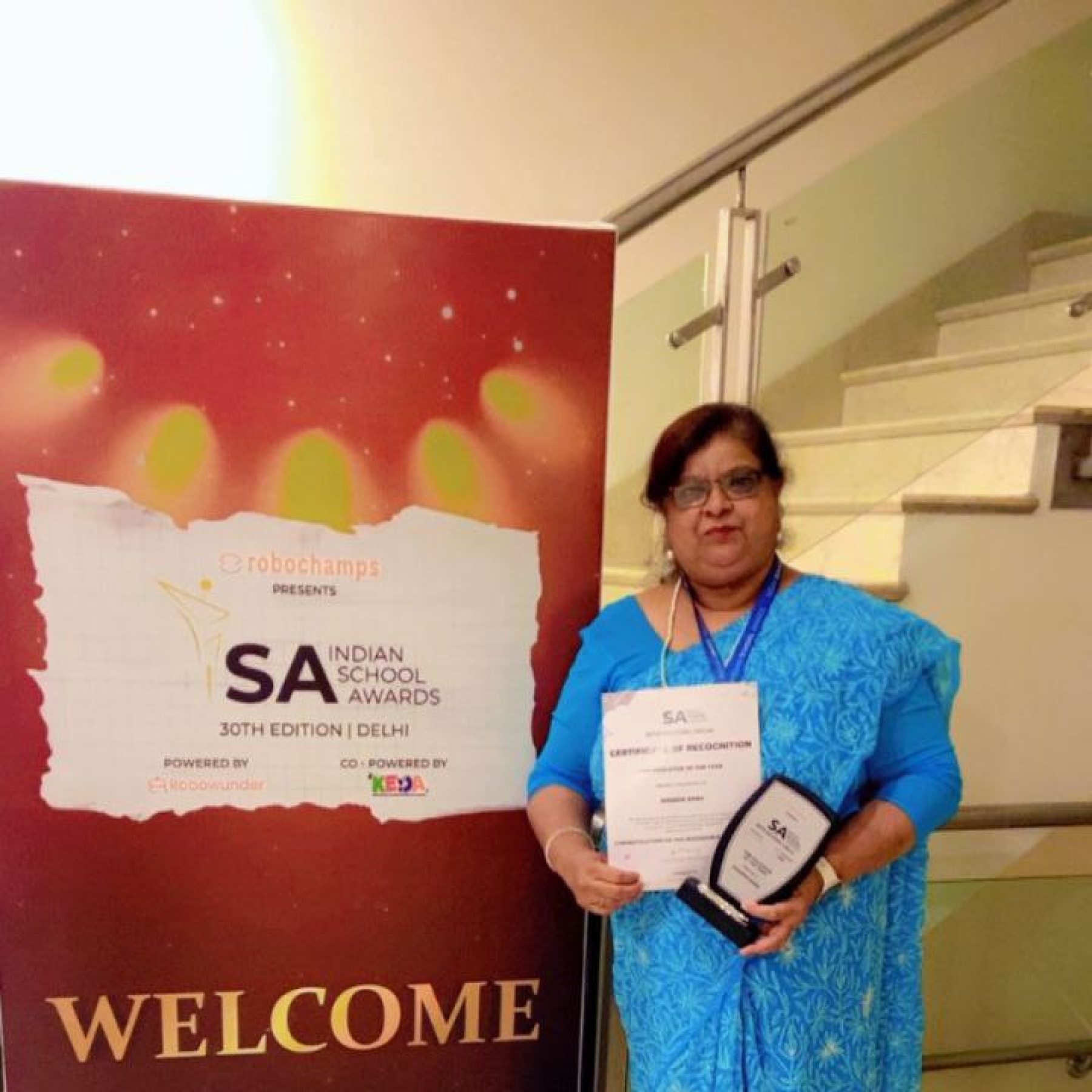 Incentive Foster Foundation (IFF) honored SHEERIN BANO with the 'All India Best Personality Award SEASON 2025