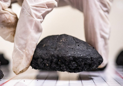 There is growing interest in mining mineral-rich rocks, such as this, from deep-sea seabeds-1